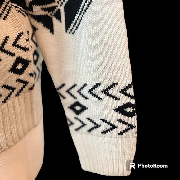 Weatherproof Vintage Ecru Snowflake Sweater in Size Large - Picture 5 of 8